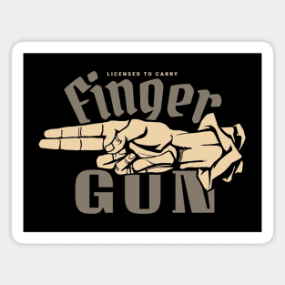 Vintage Finger Sign Magnet